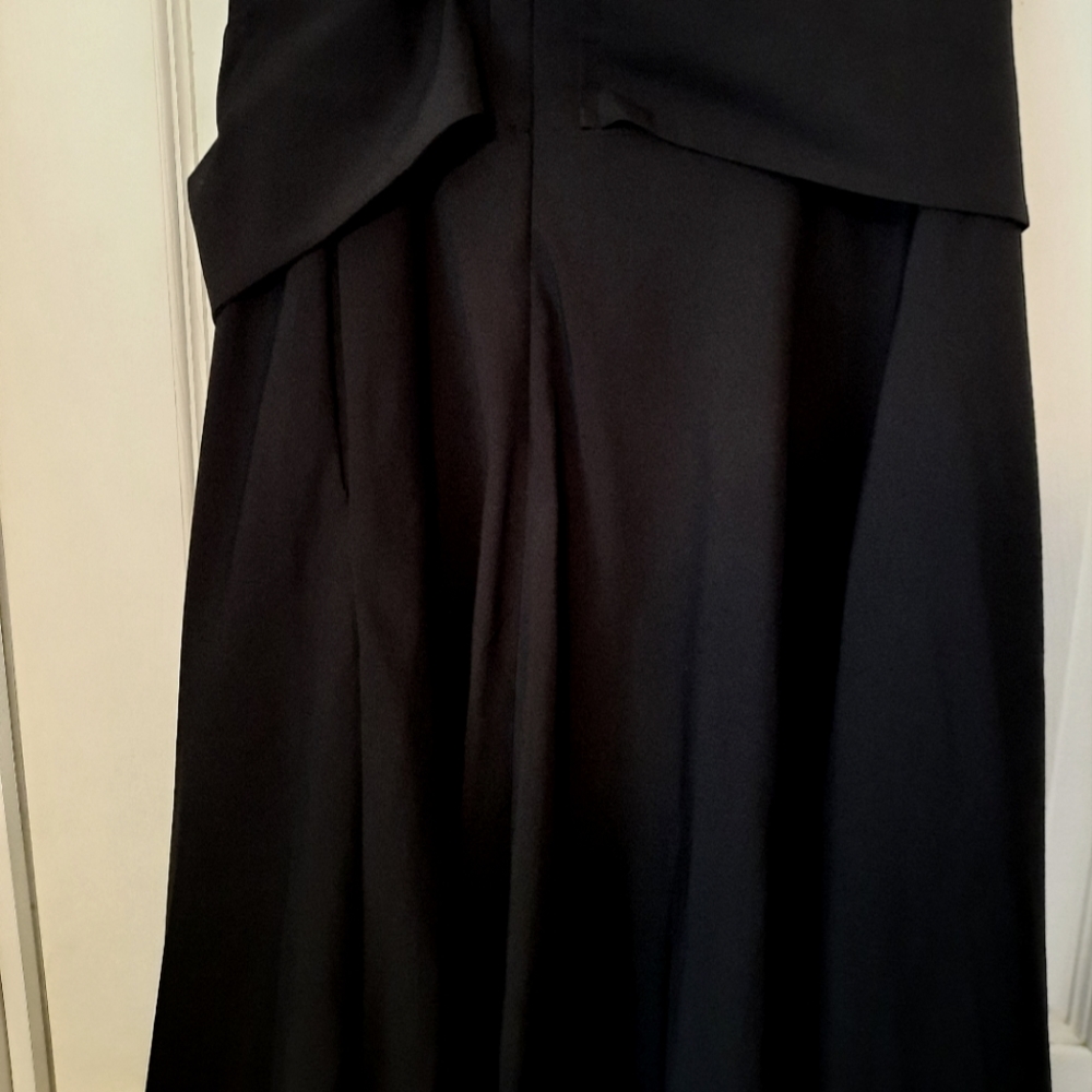 Women' Long Elegant Black Bow Skirt